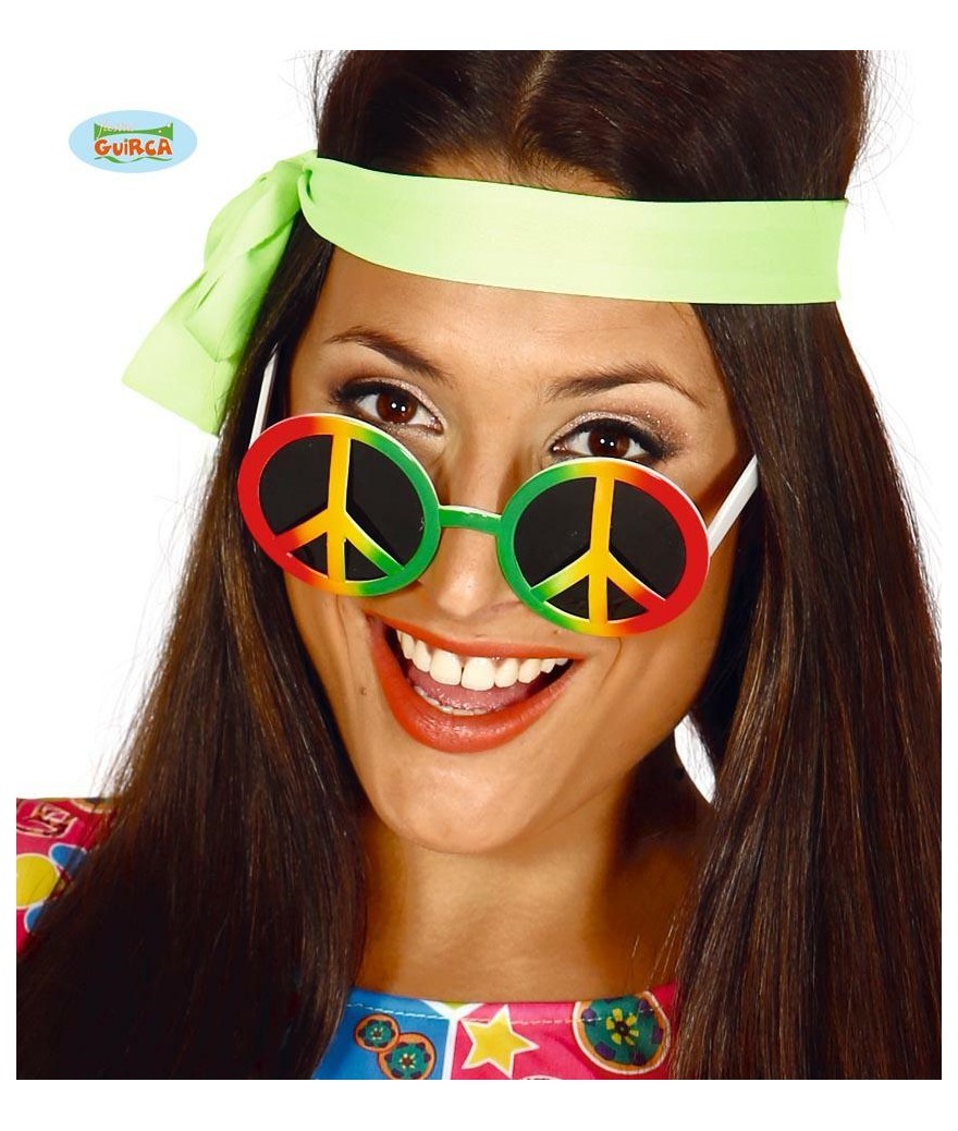 Occhiali Hippie Peace Love Per Costume Carnevale Anni 70 PS 26509  Pelusciamo Store Marchirolo